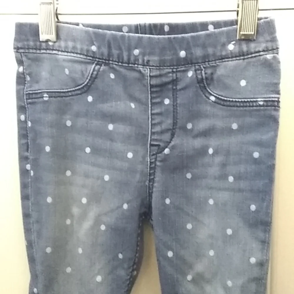 FINAL MARKDOWN Girls denim leggings 4-5 years